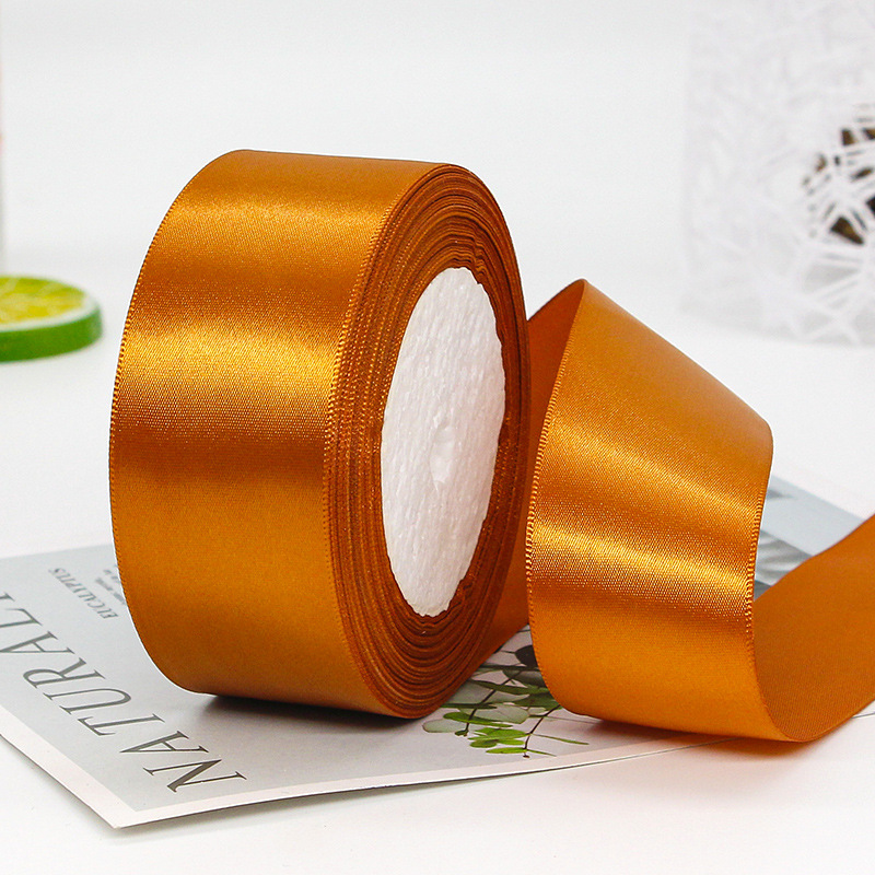 Fábrica al por mayor 4cm cinta de poliéster de un solo lado caja de regalo de flores cinta decorativa cinta de embalaje de regalo cinta