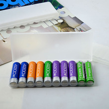 厂家直销PP透明18650电池盒收纳保护盒 10节18650电池塑料盒