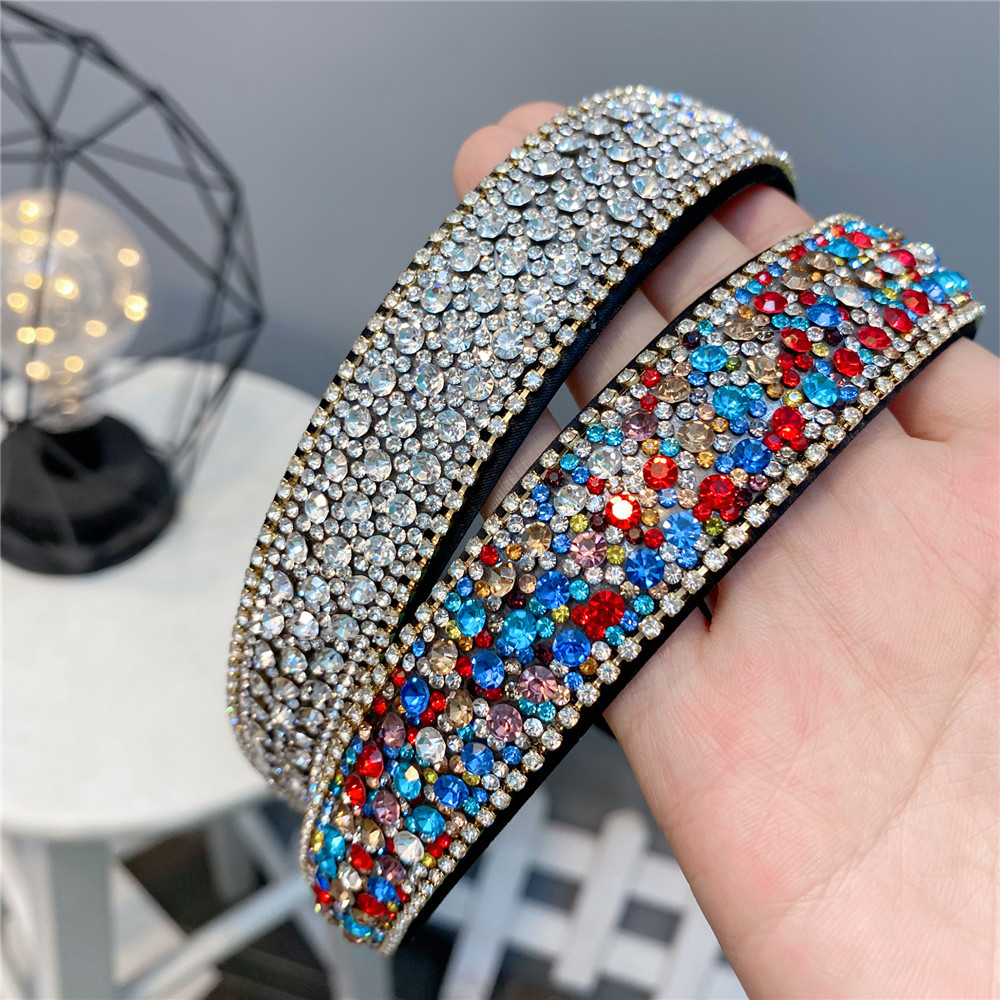 Full Diamond Broad-brimmed Headband display picture 9