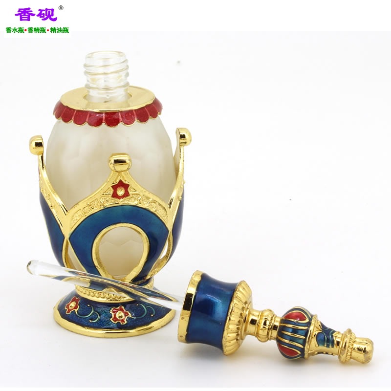 香砚25m皇冠头款涂深湖蓝色油精油瓶摆件8.jpg