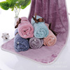 new pattern towel Beauty Superfine fibre towel thickening soft water uptake Customizable logo