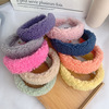 Plush cute headband, universal hair accessory, Korean style, new collection, internet celebrity