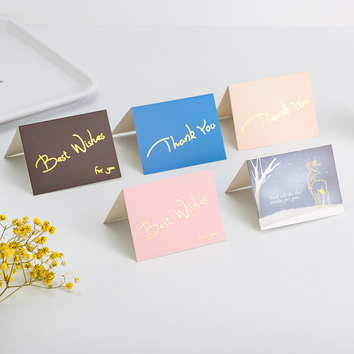 Creative marble blessing card, thank you letter, postcard, lover's greeting card, paper card, small card, small greeting card wholesale