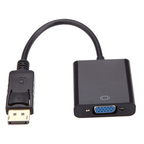 Manufacturer supply DP TO VGA adapter high definition displayport computer connect projector large dp to vga