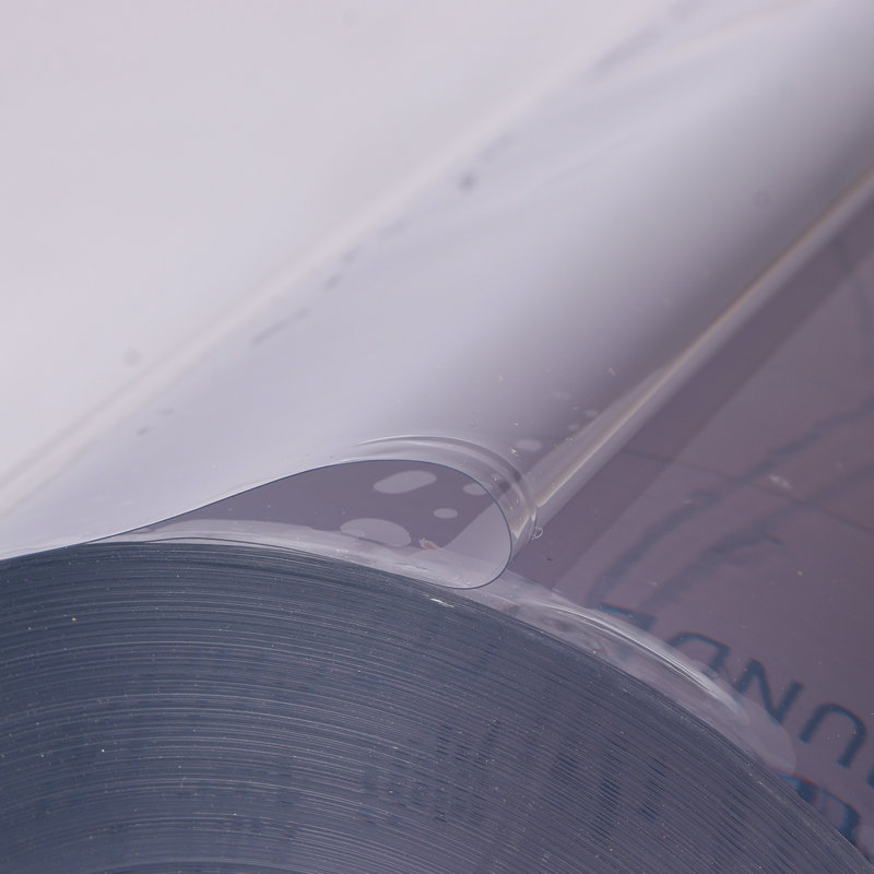 Fabricante de cristal transparente PVC cristal película protectora de protección del medio ambiente electrostática esmerilado embalaje de plástico película retráctil al por mayor