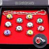 Ring Xiao Organization Uchiha Itachi Sasuke Ring Naruto Naruto Narveral Necklace Metal Set