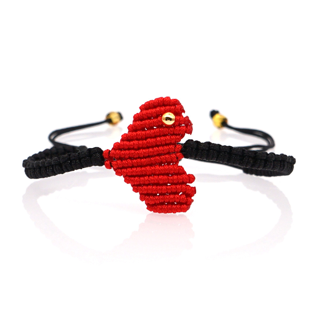 Rainbow Love Lady Bracelet Korean Love Friendship Rope Hand-knitted Jewelry display picture 3