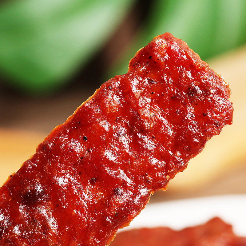 尚梅坊尚品烤肉原味香辣 黑椒味60g袋装猪肉脯肉干办公室休闲零食