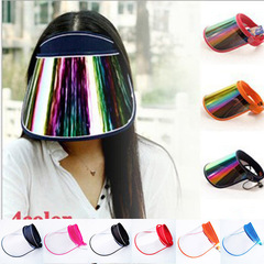 UV-Protective Sun Hat, Open-Top Cap, Sunscreen Hat, Fully Transparent Protective Visor—Blocks Droplets and Spittle