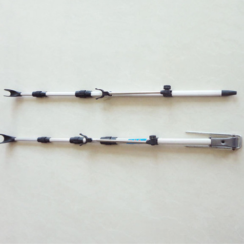 Fishing gear manufacturer wholesale, casting rod support, winter fishing aluminum alloy four-section 2.1-meter stand fishing rod stand