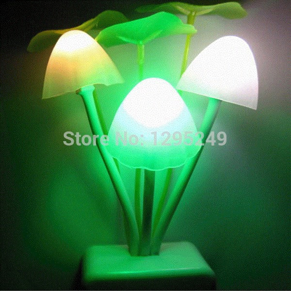 1pcs home bed room decoration led mushro...