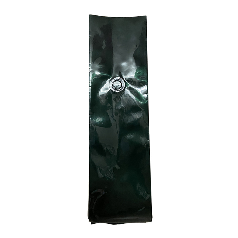 现货款绿色袋子单向排气阀自立袋铝箔袋咖啡袋食品包装袋