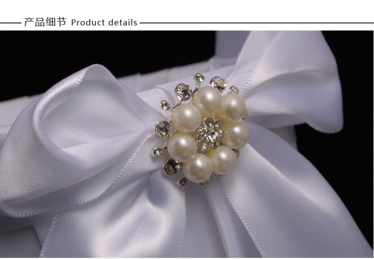 Wedding products: Western-style creative wedding flower basket rings, pillowcase set, sign-in book, sign-in pen, wine glass, knife and spatula, 6-piece set of wedding supplies detail image 4