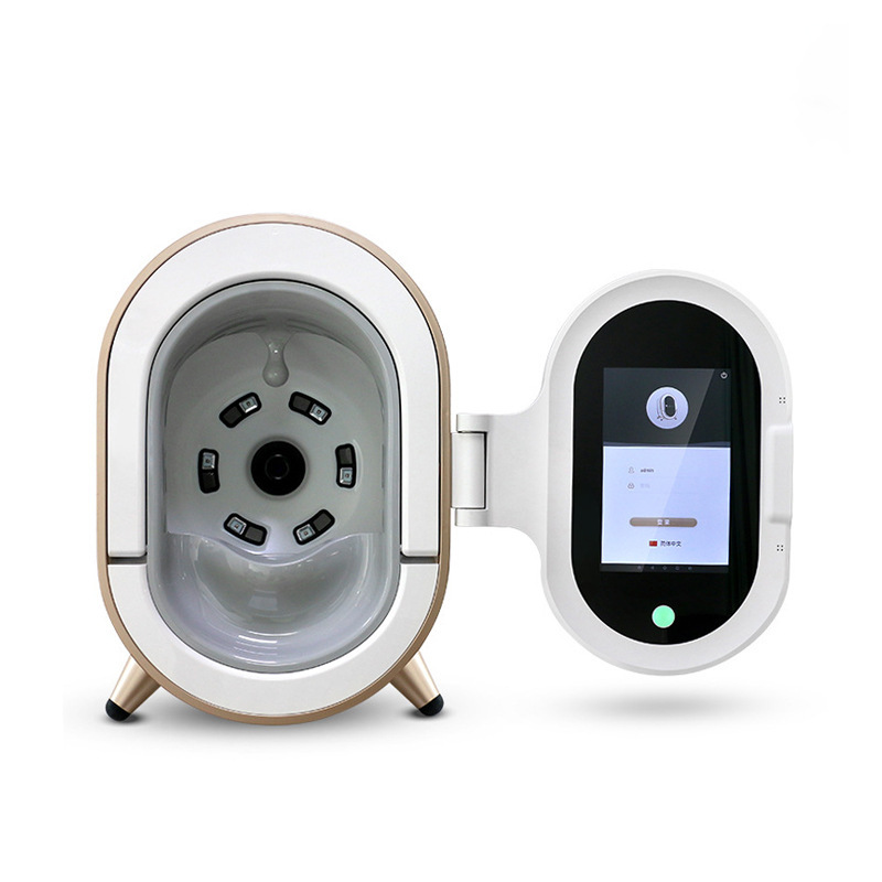 Detección y análisis de piel de cinco espectros de espejo mágico inteligente M9 de quinta generación fotografía facial gestión de la piel instrumento de belleza