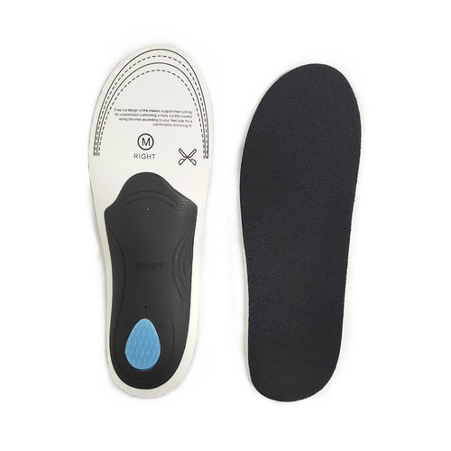 EVA flat foot orthopedic insoles for men and women arch support corrective insoles relieve pressure shock absorbing black insoles