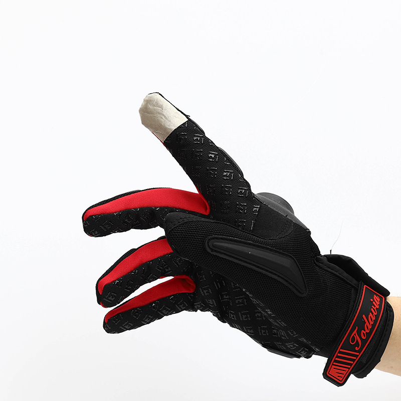 Guantes de la motocicleta guantes de acero inoxidable Dedo de longitud completa de malla transpirable pantalla táctil resistente a la caída de fábrica al por mayor