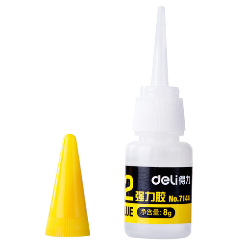 DeLix 7144 Strong Adhesive 502 Fast-Drying Glue for Repairing Shoes, Wood, Rubber, Ceramic, and Lighting Bonding Agent