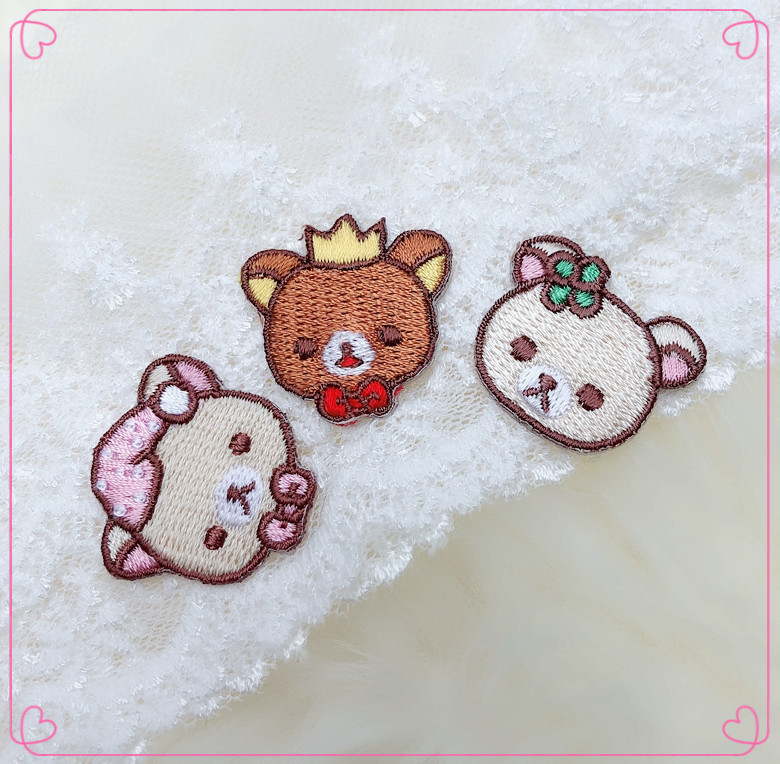 Small diy Bear Cloth Sticker Clothes Bag Jeans Decorative Decal Hole Repair switch Hole Repair Patch Small diy Bear Cloth Sticker Clothes Bag Jeans Decorative Decal Hole Repair switch Hole Repair Patch