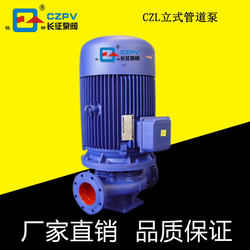 上海征耐供应热 CZLH40-160 单级电动化工泵  czl系列立式管道泵