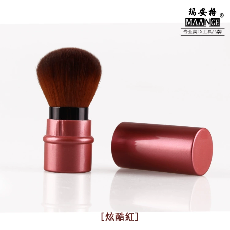 Face blush, small handheld brush, powder, foundation