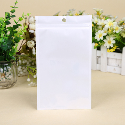 Ziplock bag, pearlescent film yin and yang bone bag, translucent plastic bag, mobile phone case packaging bag, fishing gear jewelry bag