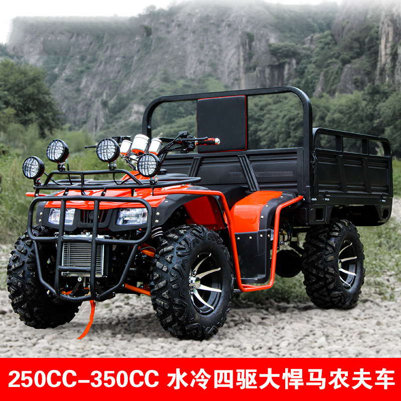 Jin Shi Ding ATV ATV Terrain The four round cross-country motorcycle Four wheel drive Water-cooled Farmer car 250CC-350CC