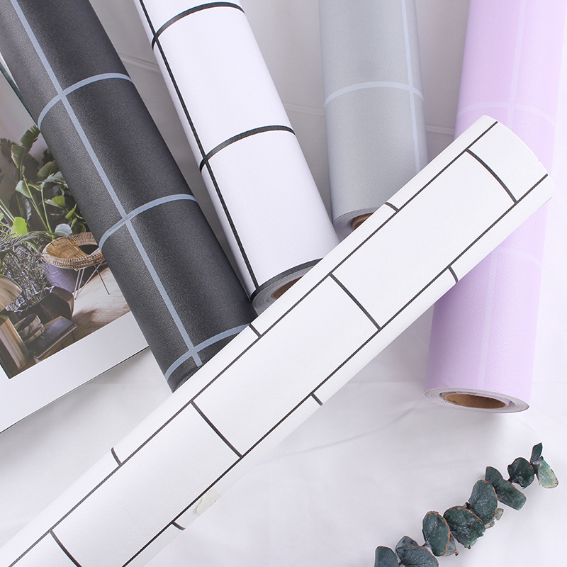 kitchen Anti-oil paste Self-adhesive wallpaper waterproof Moisture-proof Wall stickers Stove wallpaper ceramic tile High temperature resistance