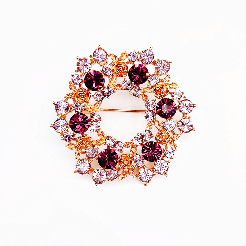 Broche Couronne De Cristal Coloré display picture 5