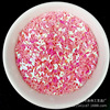 Epoxy resin for manicure, slime for contouring, nail sequins, handmade, 3mm, 12 colors