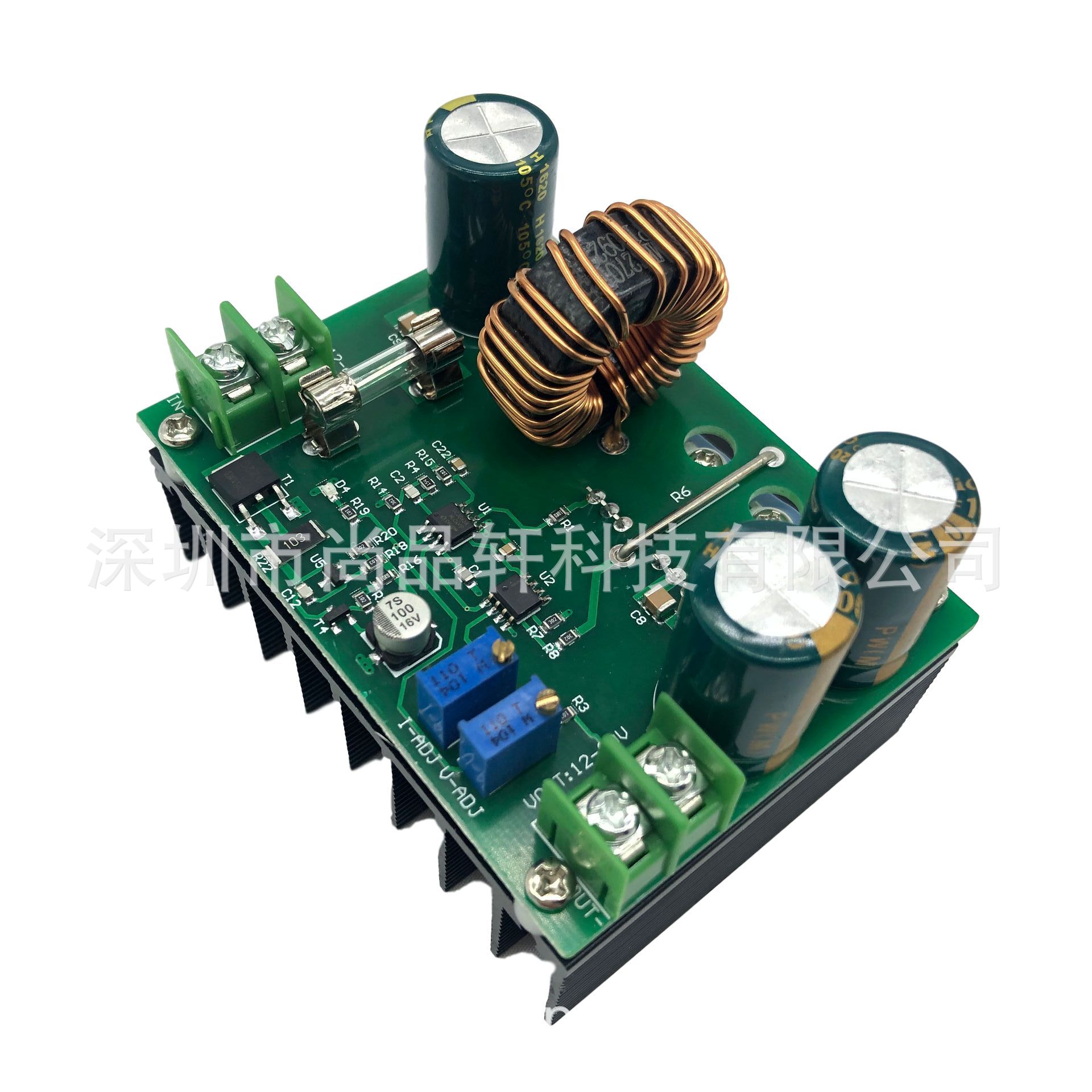 DC-DC升压电源模块 600W大功率太阳能笔记本电源 12-60V升12-80V