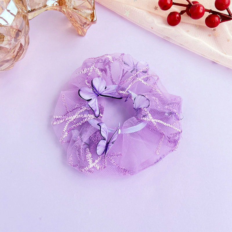 Hot Selling Fashion Butterfly Retro Hair Scrunchies display picture 6