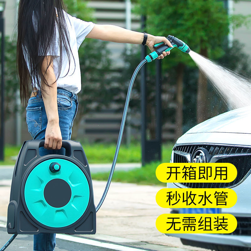 高压水枪家用自来水喷枪浇花水枪套装水管软管刷车洗车神器水管车