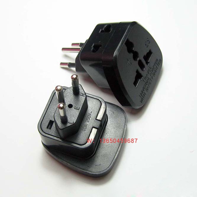 瑞士菱形插腳轉換插頭 歐標轉瑞士 美規轉瑞士規轉換插座 大面板