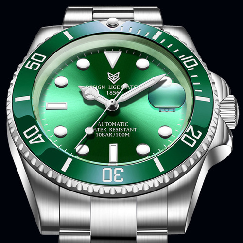 LIGE factory direct sales new waterproof multi-functional business mechanical watch