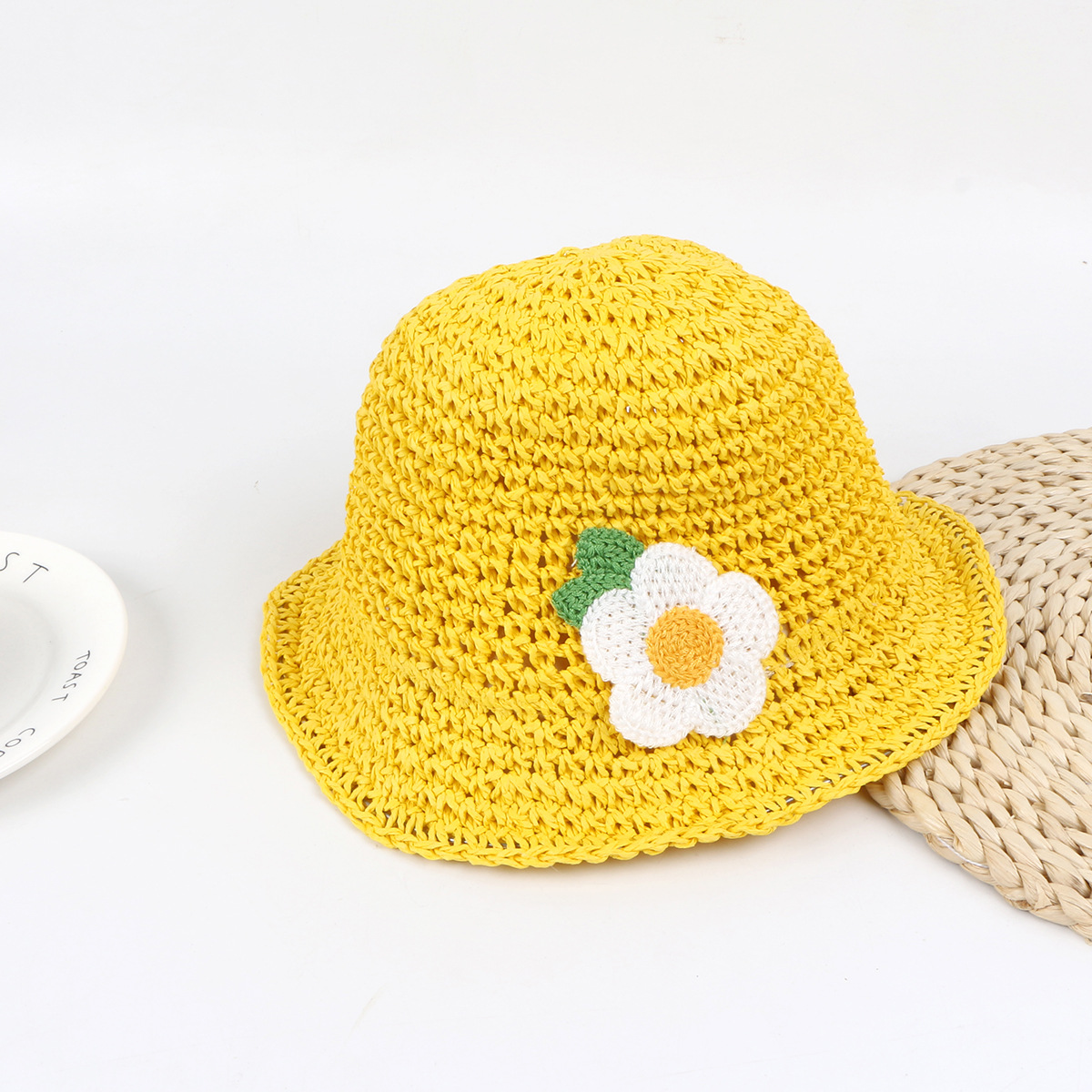 beach holiday sun shade straw hat NSTQ34735