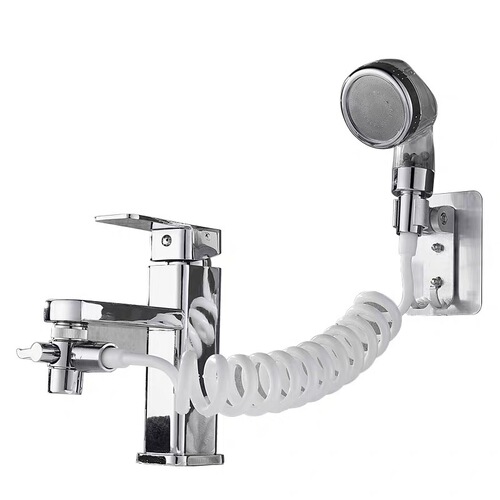 Hair washing artifact washbasin basin external shampooing shower toilet negative ion filter retractable small nozzle set