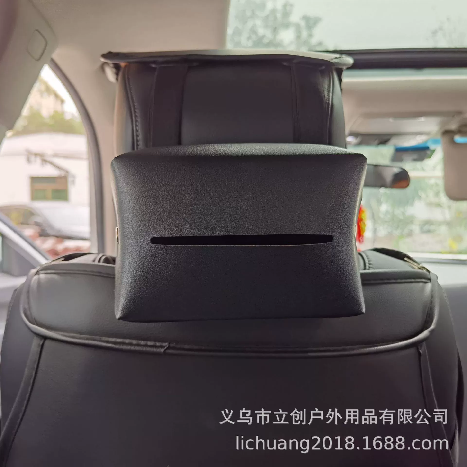 В наличии оптовый автомобиль бумажная коробка искусственная кожа складной автомобиль сумка для ткани Автомобильный стул спинка висит сумка для салфеток