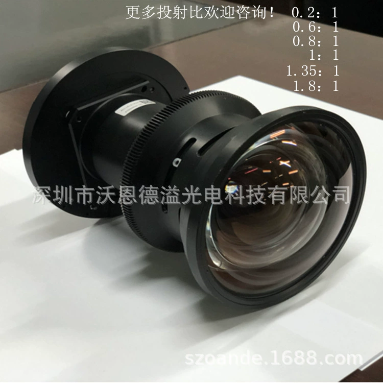 0.65 1080п/0,67 объектива 6000 люменов ХД проекции фокуса краткости машины инженерства ВУСГА