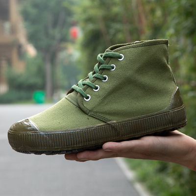 高帮解放鞋男老解放黄球鞋女工地干活民工户外帆布农田鞋厂家批发|ru