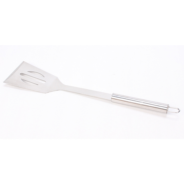 Fuente fábrica de acero inoxidable Barbacoas barbacoa herramientas pequeño tubo mango barbacoa conjunto de 3 barbacoa horquilla pala clip combinación traje