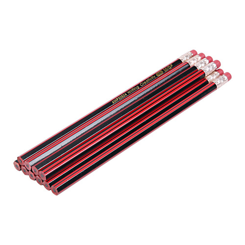 Brand 2B exam pencils color red and black sketch cartoon pencils primary school students boxed hb pencil set wholesale