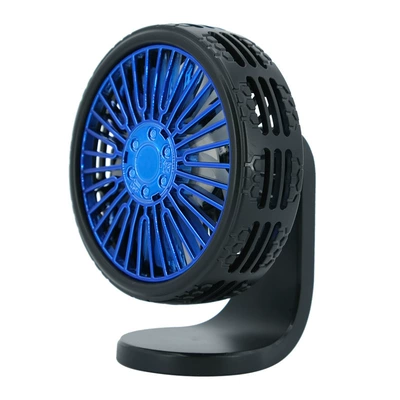 Digər kiçik elektrik cihazlar – small fan air outlet car - black-purple-light-instrument-panel-tire-fan-f203z