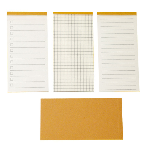 Tearable note pad, small notebook, portable daily planner, carrying task list, pocket notepad