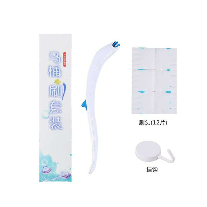 Disposable toilet, changeable brush