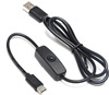 Raspberry Pi power supply USB switch power cord USB usb to micro USB with switch