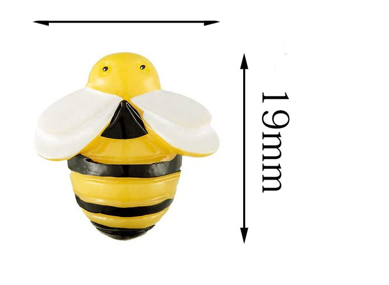 90g Weight Creative Cute Cartoon Bee Resin Pushpins Diy Decorative Pushpins 30 Pcs Boxed