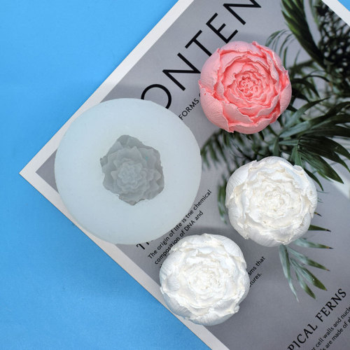 Korean-style DIY Homemade Rosebud Silicone Mold: Flower, Cold Soap, Candle, Aroma Wax, and Gypsum Cake Molds