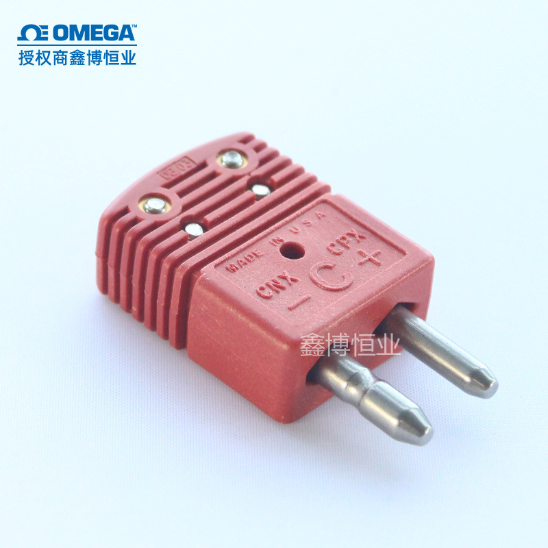 原装奥米佳渠道钨铼526大号C型热电偶连接器插头OSTW-C-M-S接插件