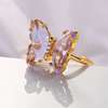 Crystal, brand ring, universal trend accessory, internet celebrity, city style