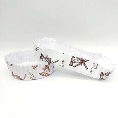 Ship windmill Film circular windmill Film high temperature Anti-oil Cupcakes Base bracket bread Paper tray
